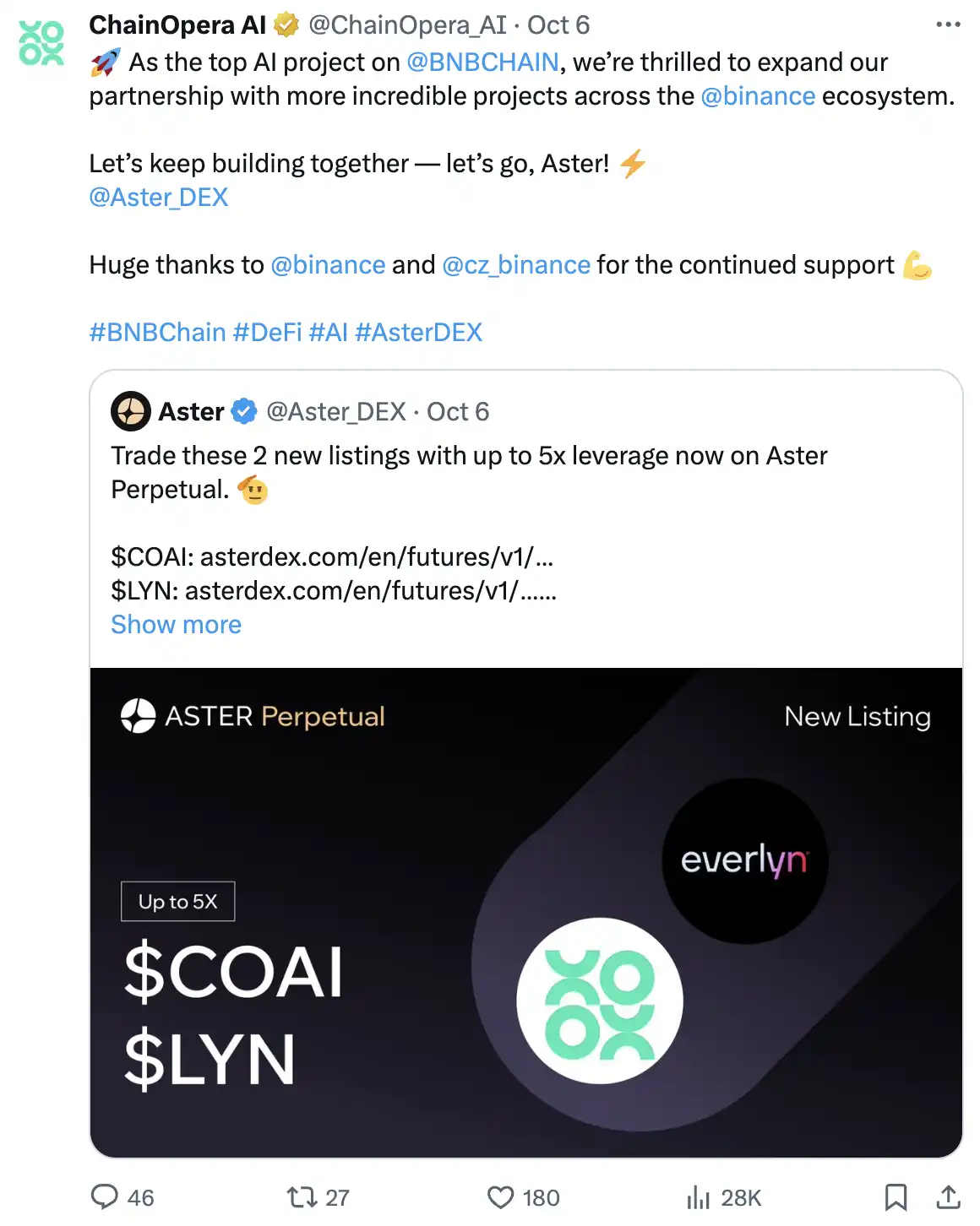 揭秘 ChainOpera AI 爆紅背後的邏輯:精準踩中週期,FDV 超過 40 億美元