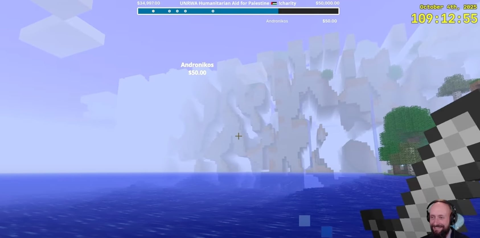 Minecraft實況主花14年走到「邊境之地」,不靠傳送的史詩級慈善跋涉